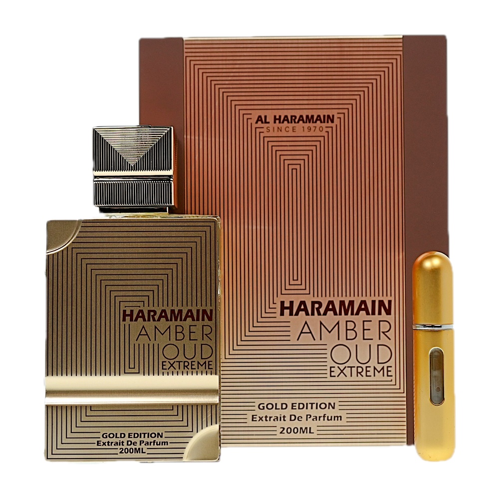 Al Haramain Amber Oud Gold Extreme EDP 6.67oz With Atomizer
