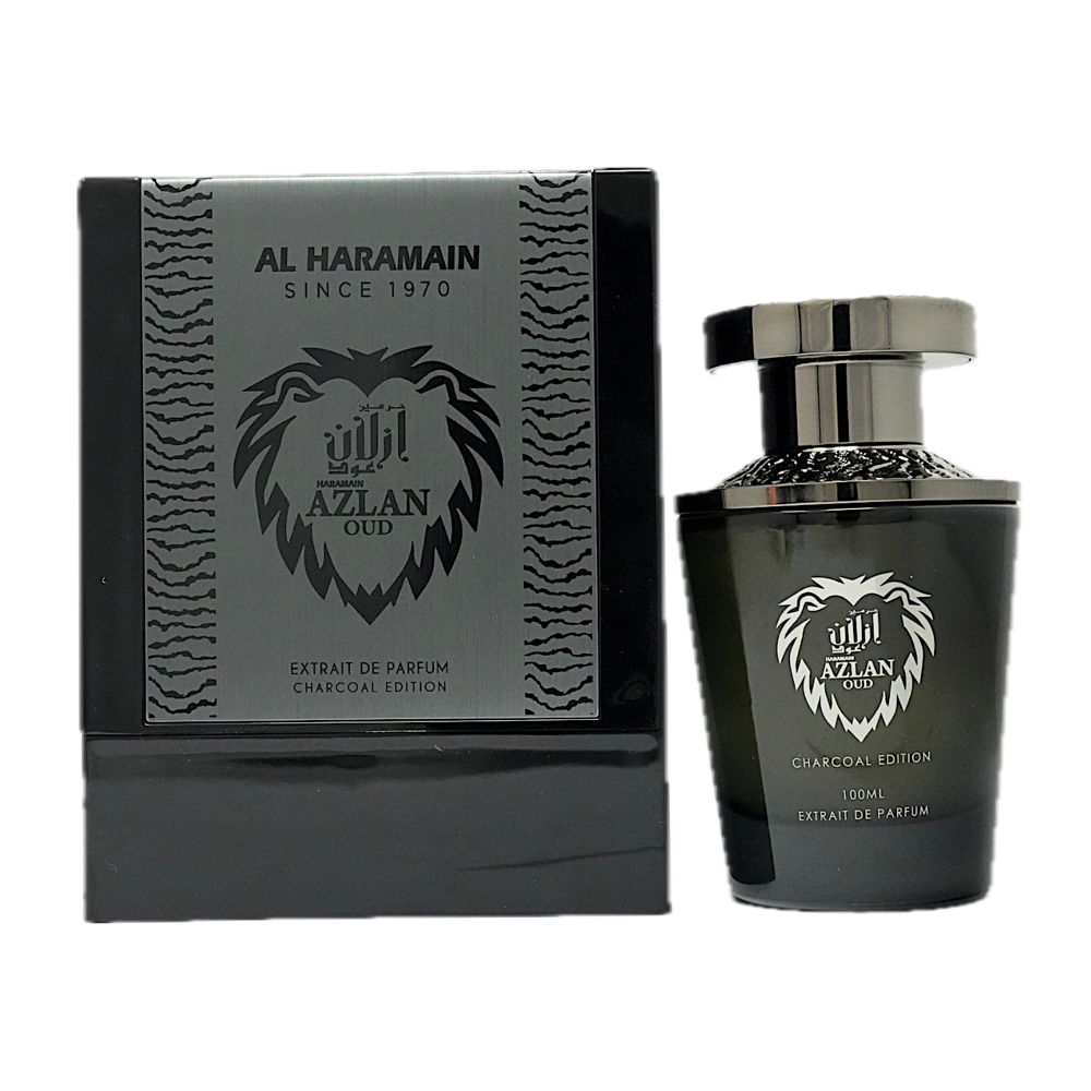 Al Haramain Azlan Oud Charcoal Extrait De Parfum 3.33oz (saffron&bleu Edition Samples)