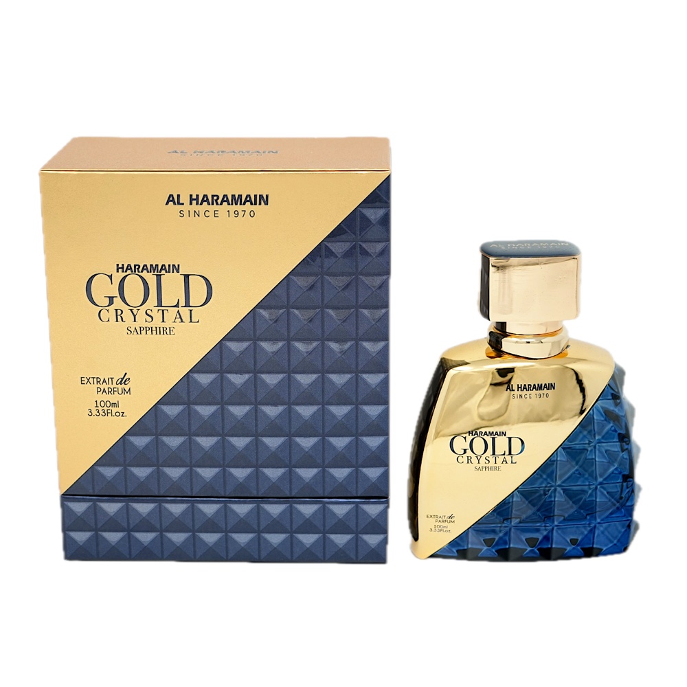 Al Haramain Gold Crystal Sapphire EDP 3.33oz