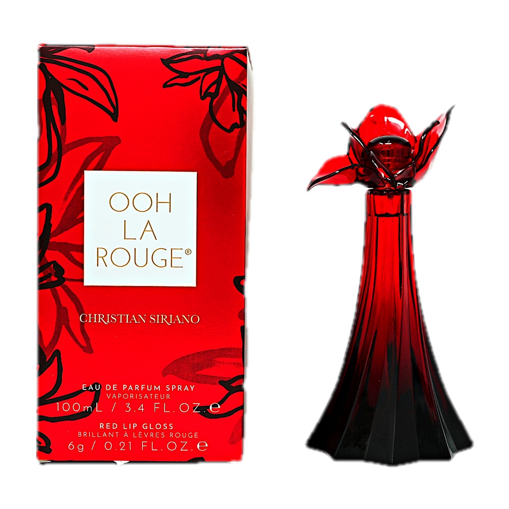 Christian Siriano Ooh La Rouge EDP 3.4oz With Red Lip Gloss