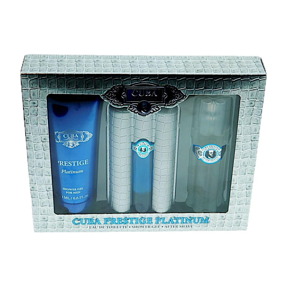 Cuba Prestige Platinum 3pc SET