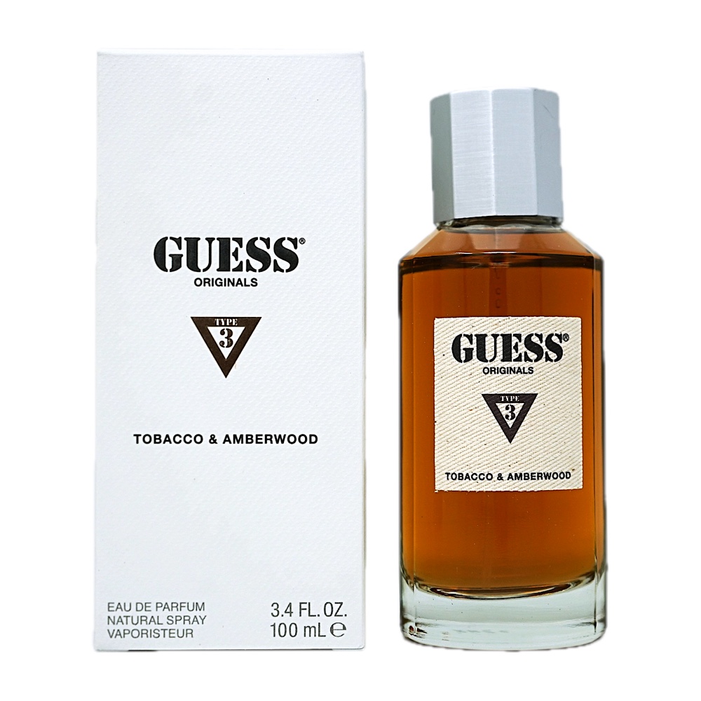 Guess Originals Type 3 Tabacco & Amberwood EDP 3.4oz