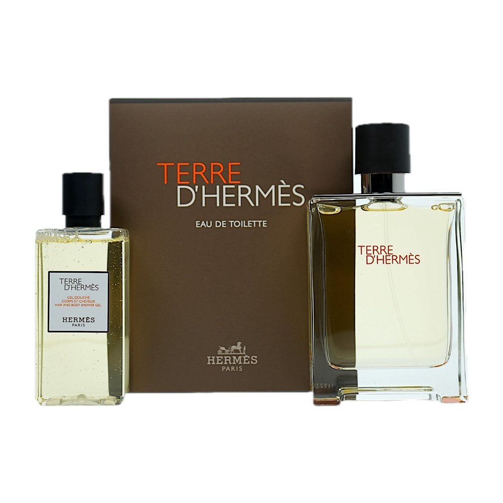Hermes Terre D'hermes 2PC SET(3.3oz EDT , 2.7oz Shower Gel)