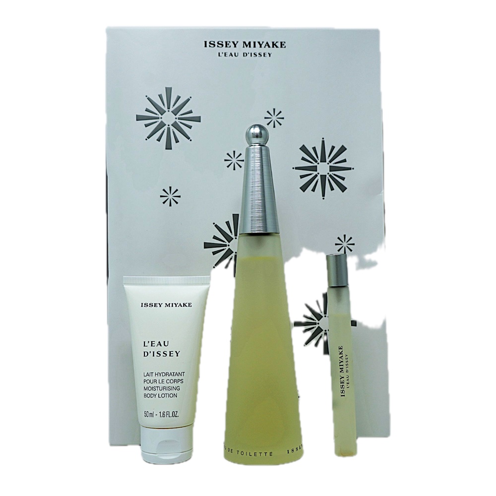Issey Miyake 3PC SET(3.3oz EDT ,1.6oz Body Lotion,10ML EDT )