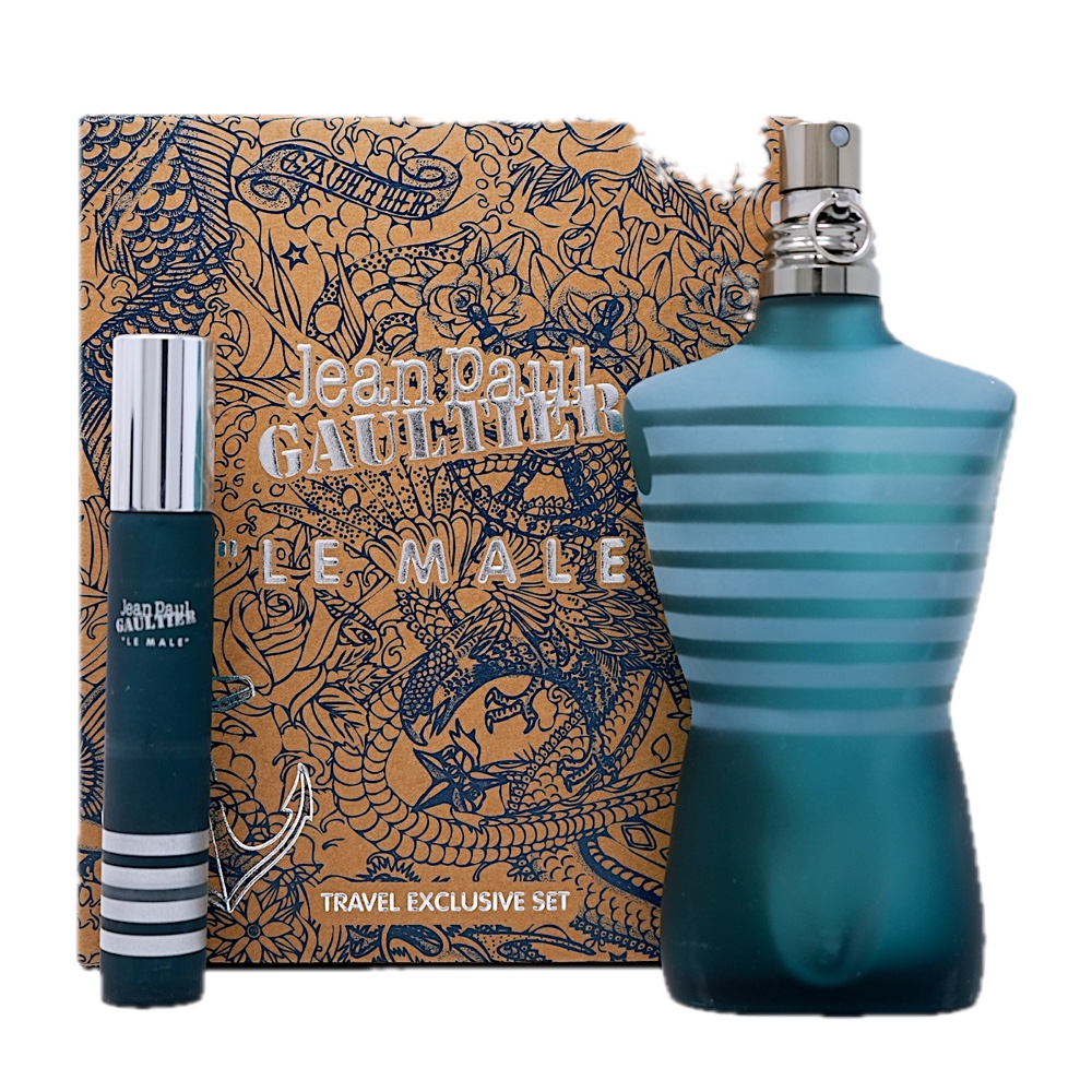 Jean Paul Gaultier Le Male 2PC SET(4.2oz EDT ,20ml EDT )(travel Exclusive)