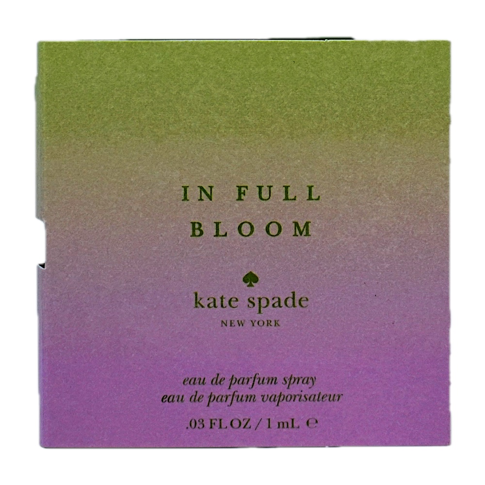 Kate Spade Ks In Full Bloom Vial On Card EDP