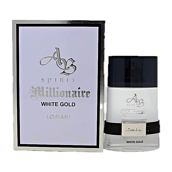 Lomani Ab Spirit Millionaire White Gold EDP 3.3oz