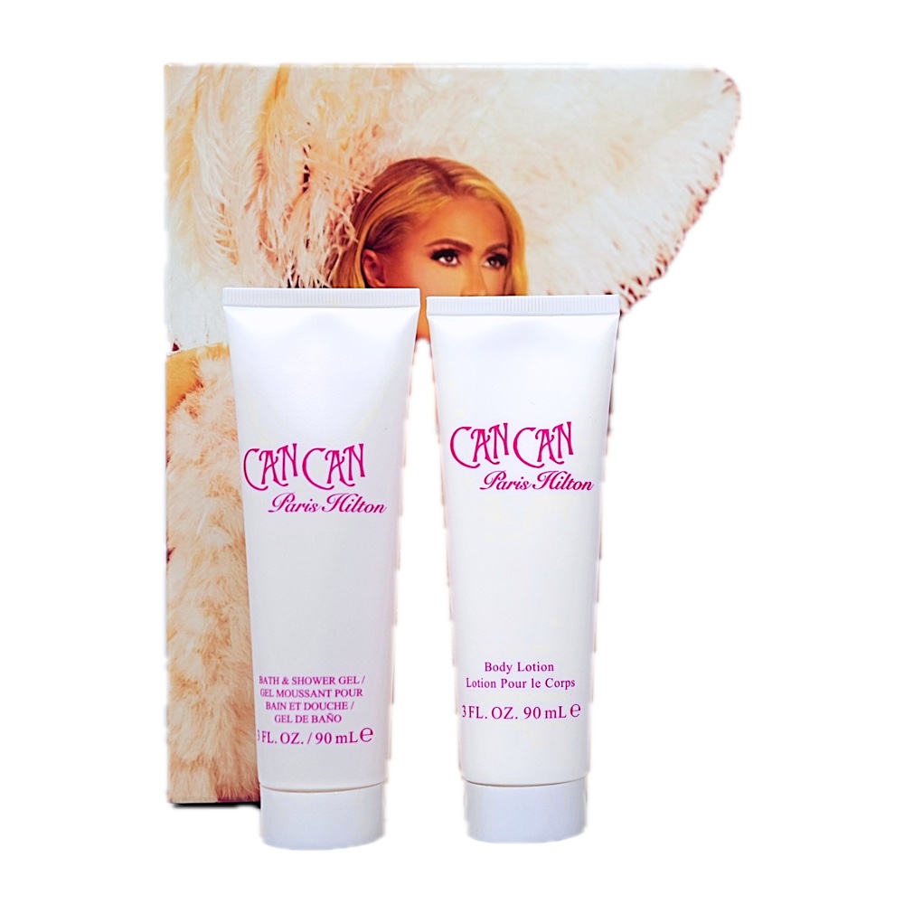 Paris Hilton Can Can (li Free4pc SET(3.4oz EDP , 3.0oz Body Lotion, 3.0oz S/g, 10ML EDP )